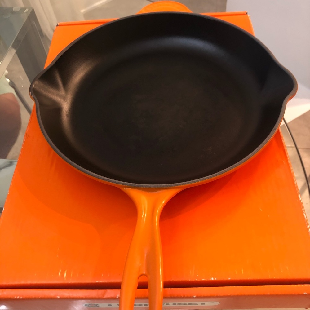 Le Creuset Enameled Cast Iron Fry Pan 11.75 -Flame